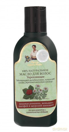 Receptury Babci Agafii Naturalny olejek do włosów Wzmacniający 150 ml