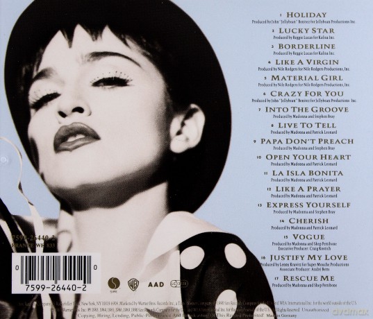 Madonna: The Immaculate Collection [CD]