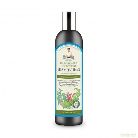 Receptury Babuszki Agafii Szampon syberyjski tradycyjny Nr 2 regeneracyjny 550 ml