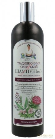 Receptury Babuszki Agafii Szampon syberyjski tradycyjny Nr3 przeciw wypadaniu włosów 550 ml