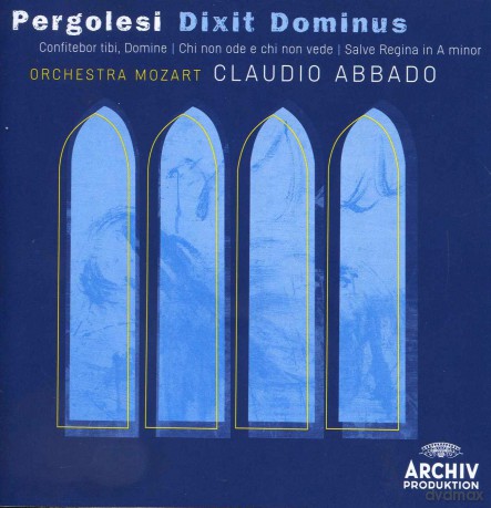 Claudio Abbado: Pergolesi: Dixit Dominus, Salve Regina [CD]