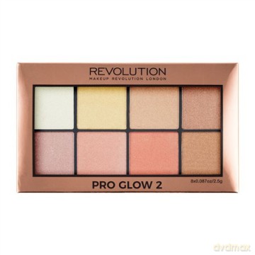 Makeup Revolution Rozświetlacz Pro Glow 2 Palette