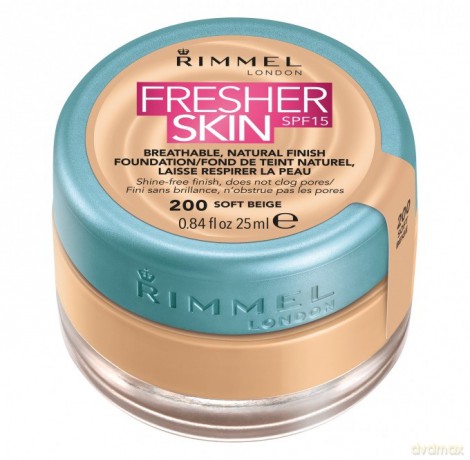 Rimmel Podkład Fresher Skin nr 200 Soft Beige 25 ml