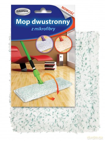 Jan Niezbędny Grosik Mop dwustronny z mikrofibry - wkład 1 szt