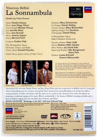 Juan Diego Florez: Bellini: La Sonnambula [DVD]