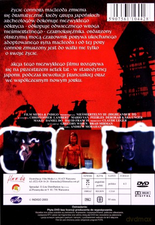 Nieśmiertelny Quadrilogy [4DVD]