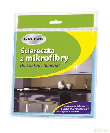 Jan Niezbędny Grosik Ściereczka z mikrofibry do kuchni i łazienki 1 szt