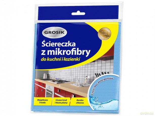 Jan Niezbędny Grosik Ściereczka z mikrofibry do kuchni i łazienki 1 szt
