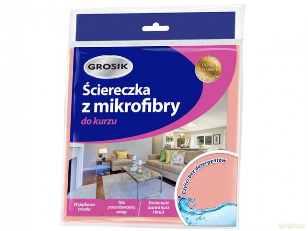 Jan Niezbędny Grosik Ściereczka z mikrofibry do kurzu 1 szt