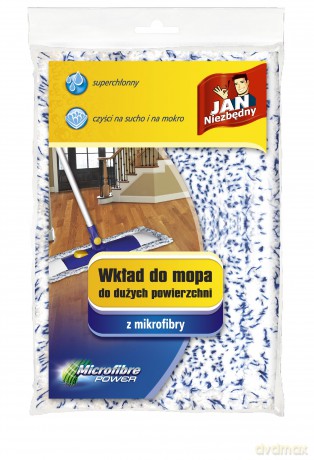 Jan Niezbędny Mop z mikrofibry do dużych powierzchni - wkład 1 szt