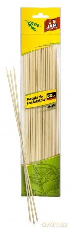 Jan Niezbędny Patyki do szaszłyków - długie 1op. -50szt