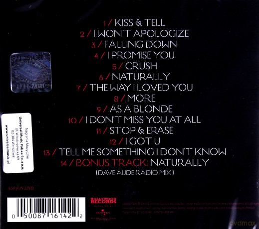 Selena Gomez & The Scene: Kiss & Tell (polska cena) [CD]