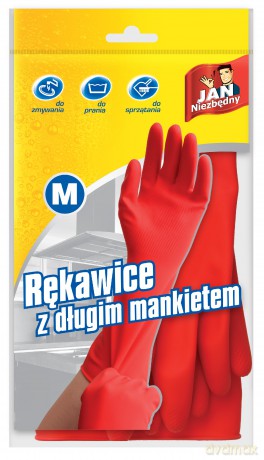 Jan Niezbędny Rękawice z długim mankietem rozm. M 1 szt