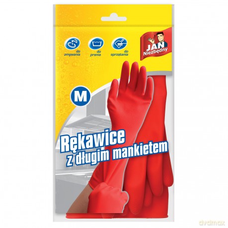 Jan Niezbędny Rękawice z długim mankietem rozm. M 1 szt