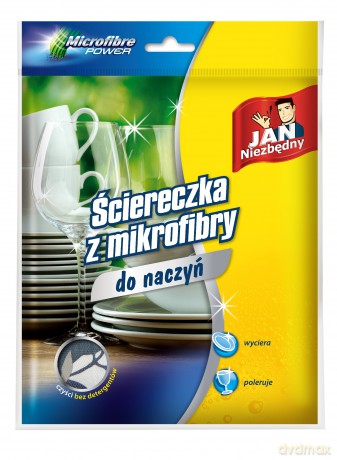 Jan Niezbędny Ściereczka z mikrofibry do naczyń 1 szt