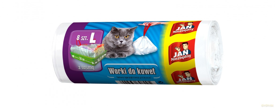 Jan Niezbędny Worki do kuwet LD rozmiar L 1op-8szt