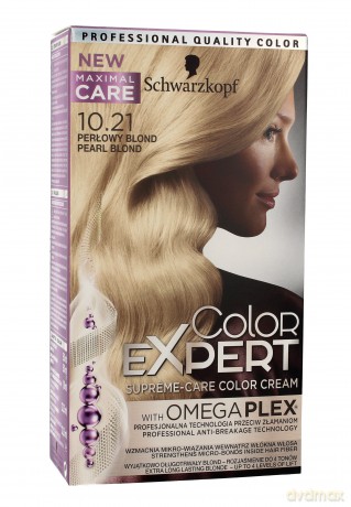 Schwarzkopf Color Expert Krem koloryzujący do włosów nr 10. 21 Perłowy Blond 1op.
