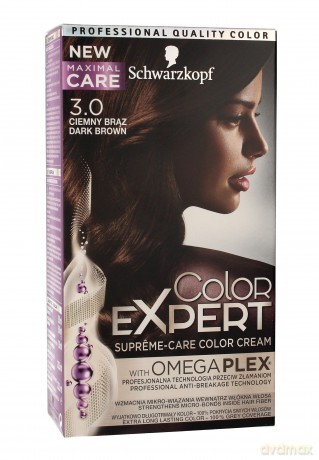 Schwarzkopf Color Expert Krem koloryzujący do włosów nr 3. 0 Ciemny Brąz 1op.