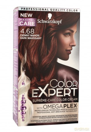 Schwarzkopf Color Expert Krem koloryzujący do włosów nr 4. 68 Ciemny Mahoń 1op.