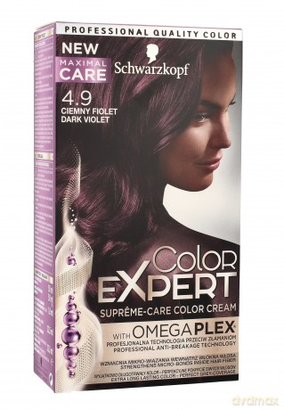 Schwarzkopf Color Expert Krem koloryzujący do włosów nr 4. 9 Ciemny Fiolet 1op.