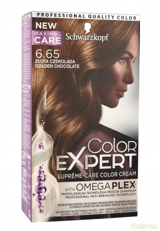 Schwarzkopf Color Expert Krem koloryzujący do włosów nr 6. 65 Złota Czekolada 1op.