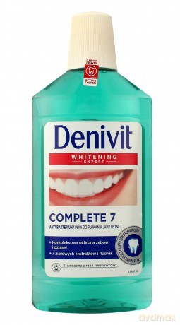 Schwarzkopf Denivit Płyn do płukania jamy ustnej Complete 7 Whitening 500 ml