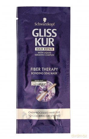 Schwarzkopf Gliss Kur Fiber Therapy Maska do włosów przeciążonych 20 ml saszetka