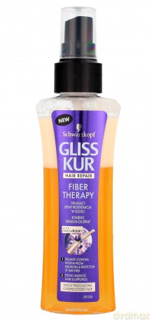 Schwarzkopf Gliss Kur Fiber Therapy Spray dwufazowy do włosów przeciążonych 100 ml