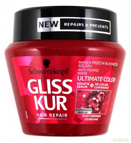 Schwarzkopf Gliss Kur Ultimate Color Maska do włosów farbowanych 300 ml
