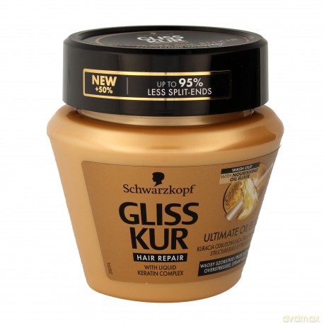 Schwarzkopf Gliss Kur Ultimate Oil Elixir Maska do włosów wzmacniająca 300 ml