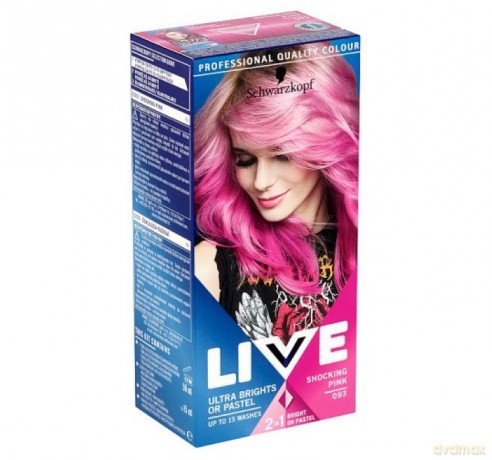 Schwarzkopf Live Krem koloryzujący 2w1 nr 093 Shocking Pink Szokujący Róż 1op.