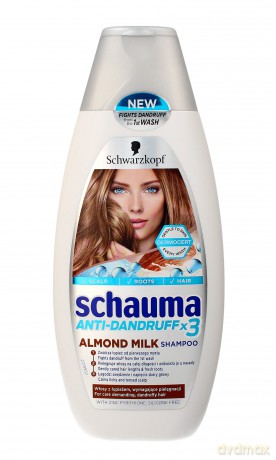 Schwarzkopf Schauma Almond Milk Szampon do włosów przeciwłupieżowy 400 ml