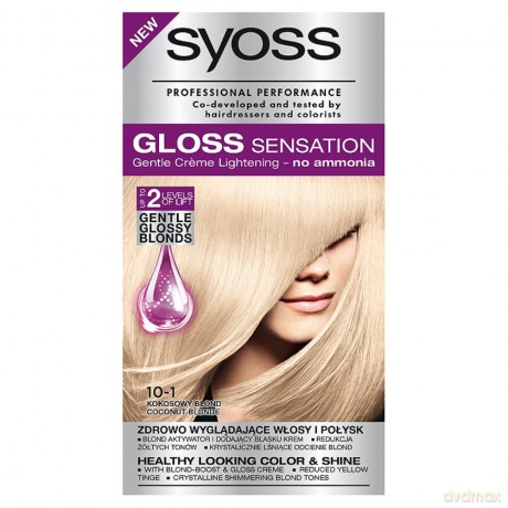 Schwarzkopf Syoss Gloss Sensation Farba do włosów Kokosowy Blond
