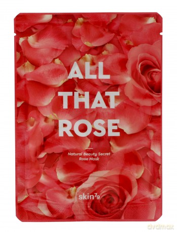 Skin 79 All that Rose Maska w płacie z wodą z bułgarskiej róży 25g
