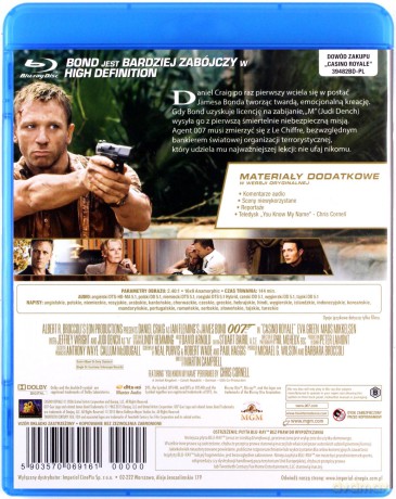 007 James Bond Casino Royale [Blu-Ray]