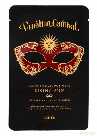 Skin 79 Venetian Carnival Mask Maska w płacie Rising Sun odżywczo-przeciwzmarszczkowa 23 g