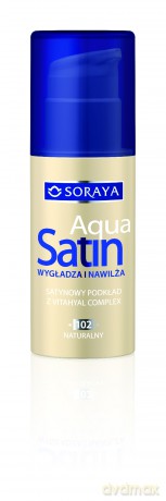 Soraya Aqua Satin Podkład wygładzająco-nawilżający nr 102 naturalny 30 ml