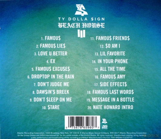 Ty Dolla $IGN: Beach House 3 [CD]