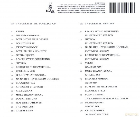 Bananarama: The Greatest Hits Collection [2CD]