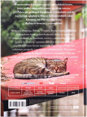 Kedi. Sekretne życie kotów (booklet) [DVD]