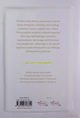 Włoska sztuka dobrego gotowania - Pellegrino Artusi [KSIĄŻKA]