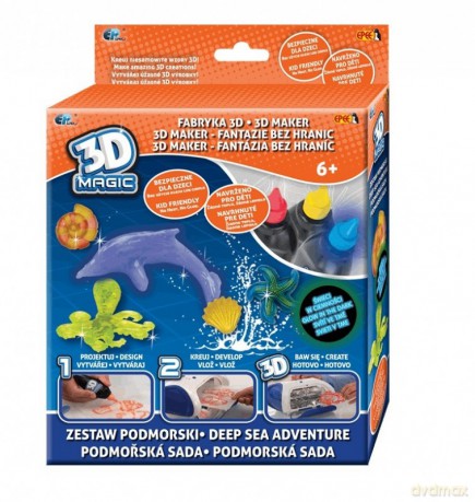 3D Magic - Fabryka 3D - Mega zestaw tematyczny, 2 rodzaje