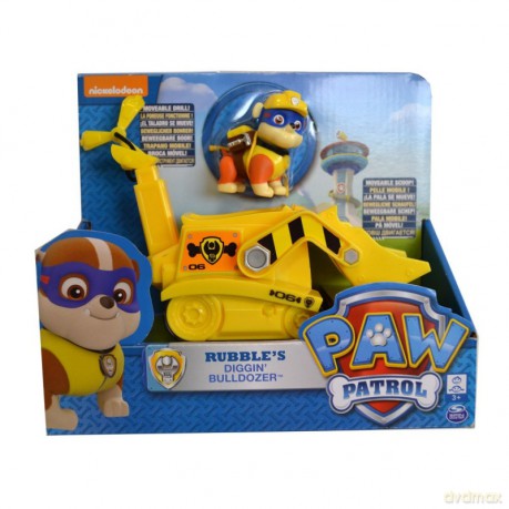 Psi Patrol Pojazdy z figurkami, Rubble [FIGURKA]