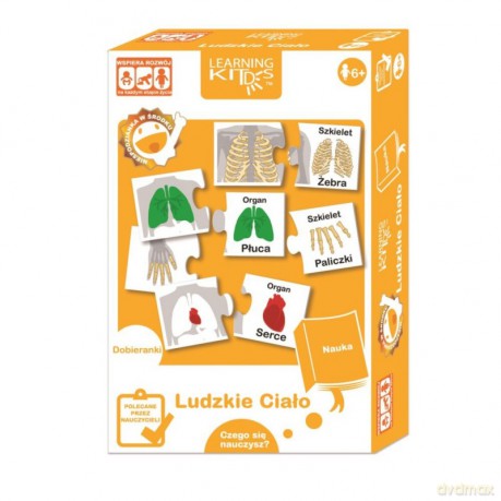 Układanka edukacyjna - Ludzkie ciało [GRA]