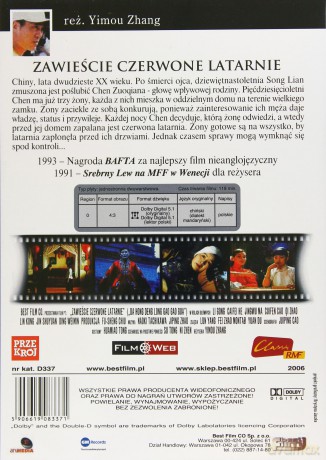 Zawieście czerwone latarnie [DVD]