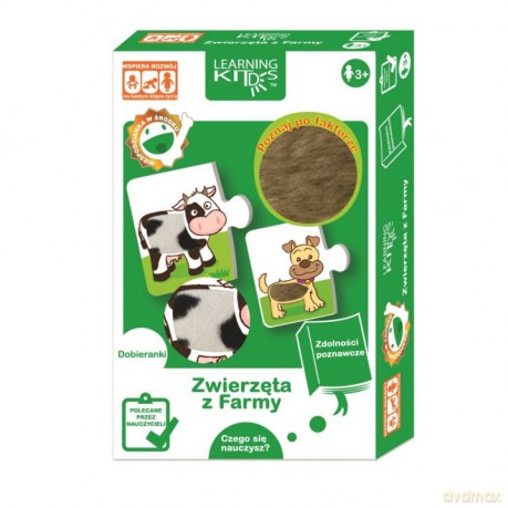 Układanka edukacyjna - Zwierzęta z farmy [GRA]