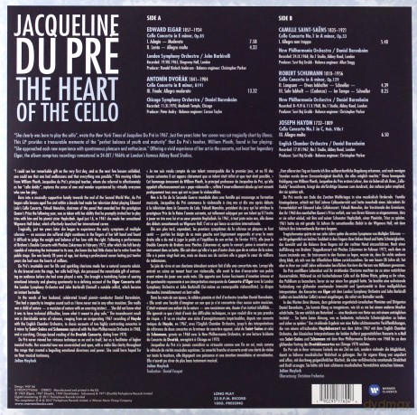 Jacqueline Du Pre: The Heart Of The Cello (Compilation - 30th Anniversary Of Death: October 19th) [Winyl]