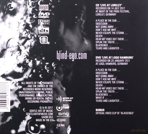 Blind Ego: Liquid Live (digipack) [DVD]+[CD]