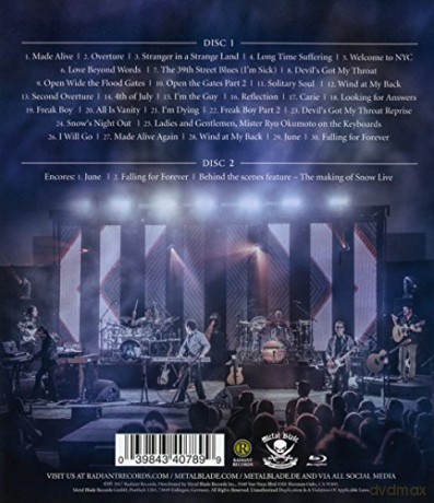 Spock's Beard: Snow Live [2xBlu-Ray]
