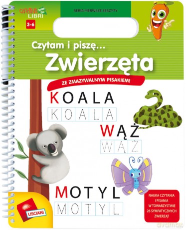Czytam i piszę. Zwierzęta [KSIĄŻKA]